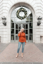 Load image into Gallery viewer, Stylin Girl Turtleneck in Rust