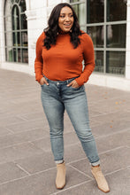 Load image into Gallery viewer, Stylin Girl Turtleneck in Rust