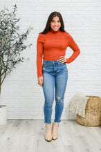 Load image into Gallery viewer, Stylin Girl Turtleneck in Rust