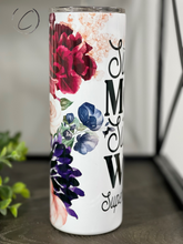 Load image into Gallery viewer, Super Mom, Wife, Tired 20oz Skinny Tumbler