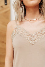 Load image into Gallery viewer, Sweet Fling Lace Top In Mocha