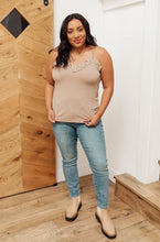 Load image into Gallery viewer, Sweet Fling Lace Top In Mocha
