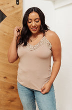 Load image into Gallery viewer, Sweet Fling Lace Top In Mocha