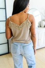 Load image into Gallery viewer, Sweet Fling Lace Top In Mocha