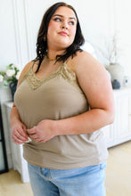 Load image into Gallery viewer, Sweet Fling Lace Top In Mocha
