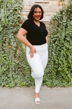 Load image into Gallery viewer, Talia High Waisted White Skinny Jeans