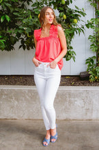 Load image into Gallery viewer, Talia High Waisted White Skinny Jeans