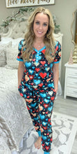 Load image into Gallery viewer, PREORDER: Short Sleeve Jogger PJ Set in Assorted Prints