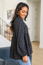 Load image into Gallery viewer, Tell Me I'm Yours Dot Print Tiered Blouse