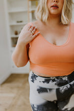 Load image into Gallery viewer, Tell Me More Crop Tank In Coral