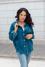 Load image into Gallery viewer, Tell Me After School Shacket in Teal