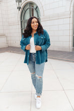 Load image into Gallery viewer, Tell Me After School Shacket in Teal