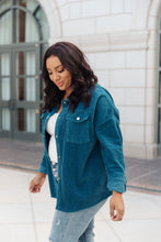 Load image into Gallery viewer, Tell Me After School Shacket in Teal