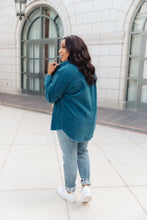 Load image into Gallery viewer, Tell Me After School Shacket in Teal