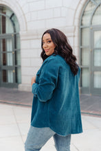 Load image into Gallery viewer, Tell Me After School Shacket in Teal