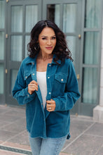 Load image into Gallery viewer, Tell Me After School Shacket in Teal