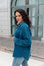 Load image into Gallery viewer, Tell Me After School Shacket in Teal