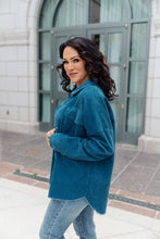 Load image into Gallery viewer, Tell Me After School Shacket in Teal