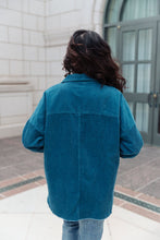 Load image into Gallery viewer, Tell Me After School Shacket in Teal