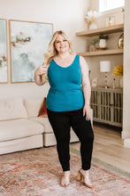 Load image into Gallery viewer, The Basics Reversible Longline Tank in Dark Teal