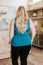 Load image into Gallery viewer, The Basics Reversible Longline Tank in Dark Teal
