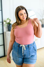 Load image into Gallery viewer, The Basics Reversible Longline Tank in Dusty Rose