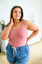 Load image into Gallery viewer, The Basics Reversible Longline Tank in Dusty Rose