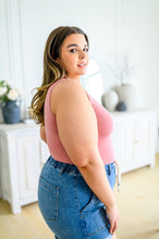 Load image into Gallery viewer, The Basics Reversible Longline Tank in Dusty Rose