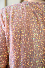 Load image into Gallery viewer, Times Square Sequin Short Sleeve Top In Gold