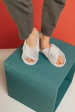Load image into Gallery viewer, Toasty But Mostly Cozy Gray Slippers