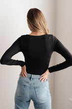 Load image into Gallery viewer, Too Good to Be True Bodysuit in Black