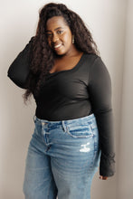 Load image into Gallery viewer, Too Good to Be True Bodysuit in Black
