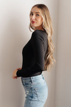 Load image into Gallery viewer, Too Good to Be True Bodysuit in Black