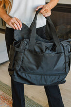 Load image into Gallery viewer, Travel Bestie Duffel in Black