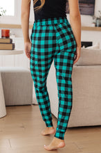 Load image into Gallery viewer, Your New Favorite Joggers in Teal Check