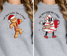 Load image into Gallery viewer, PREORDER: Out Here Lookin' Like a Snack Sweatshirt