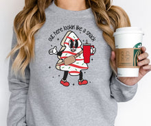 Load image into Gallery viewer, PREORDER: Out Here Lookin' Like a Snack Sweatshirt