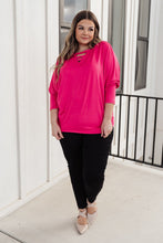 Load image into Gallery viewer, Lovely Ladder V Neck Top in Pink