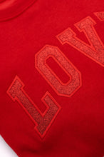 Load image into Gallery viewer, PREORDER: Embroidered Love Glitter Sweatshirt in Four Colors