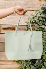 Load image into Gallery viewer, Valerie Faux Leather Tote Bag