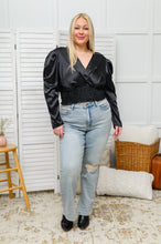 Load image into Gallery viewer, Voulez-Vous Smocked Waist Top in Black