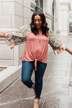 Load image into Gallery viewer, Wear Your Floral On Your Sleeves Top