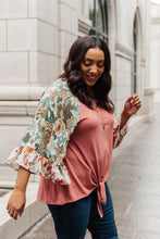Load image into Gallery viewer, Wear Your Floral On Your Sleeves Top