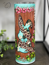 Load image into Gallery viewer, Western Bunnies 20oz Skinny Tumbler