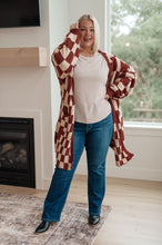 Load image into Gallery viewer, When I See You Again Checkered Cardigan