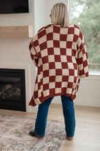 Load image into Gallery viewer, When I See You Again Checkered Cardigan