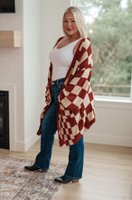 Load image into Gallery viewer, When I See You Again Checkered Cardigan