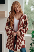 Load image into Gallery viewer, When I See You Again Checkered Cardigan