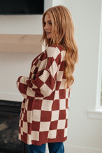 Load image into Gallery viewer, When I See You Again Checkered Cardigan