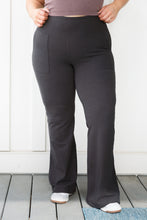 Load image into Gallery viewer, Where are You Flared Leggings in Black